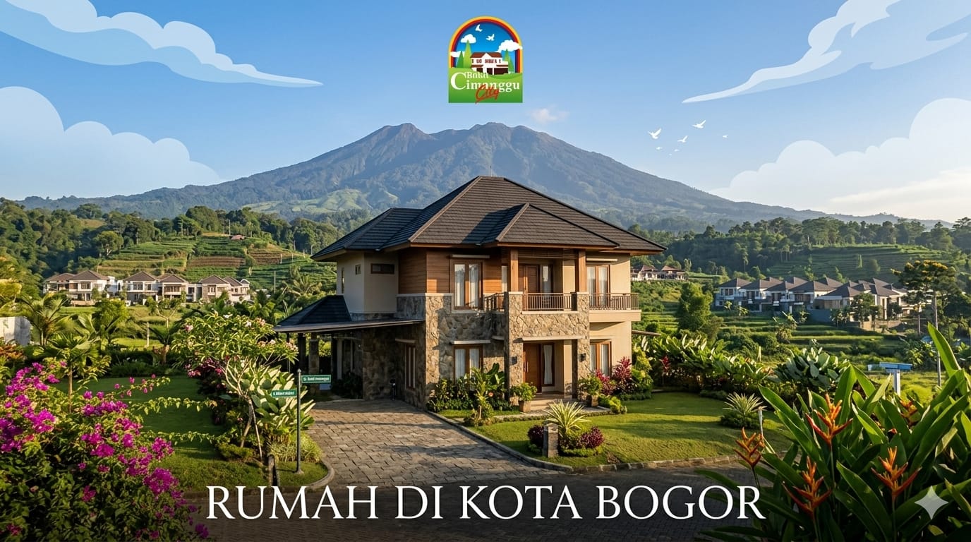 rumah 1 lantai bukit cimanggu city