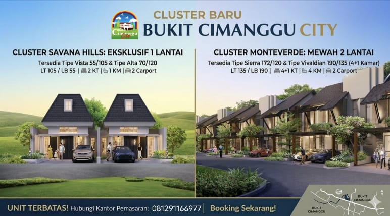 cluster baru bukit cimanggu city